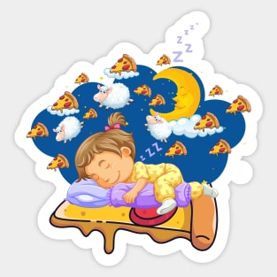 Pizza  dreams Sticker